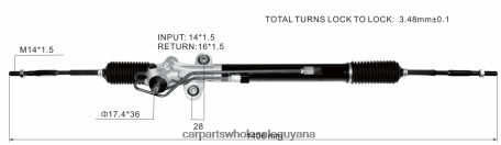 Auto Supply Guyana XDHJV2526 Power Steering Rack 53601-TK8-A01 HONDA