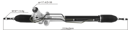 Auto Supply Guyana XDHJV2726 Power Steering Rack 57700-2B210 57700-0W100 57700-0W000 26-2450 57700-2P100 577001U000 HYUNDAI/KIA