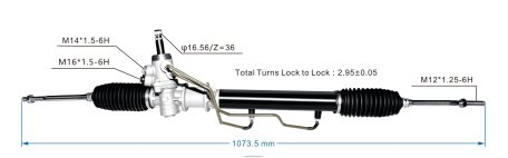 Car Parts Store In Guyana XDHJV2773 Power Steering Rack 57710-05900 HYUNDAI/KIA