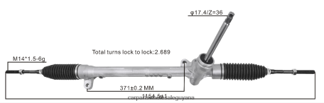 Auto Parts Wholesale Near Me XDHJV2630 Power Steering Rack DB2P32110B MAZDA