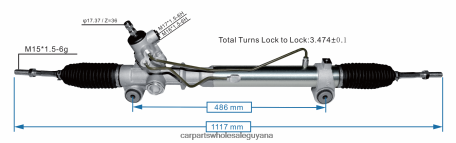 Auto Parts Guyana XDHJV2455 Power Steering Rack 44200-28580 44200-28581 44200-28420 44200-28410 TOYOTA