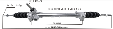 Auto Parts Store In Guyana XDHJV2457 Power Steering Rack 45510-58080 TOYOTA