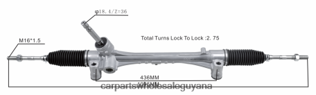 Car Parts Store In Guyana XDHJV2443 Power Steering Rack 45510-02420 45510-02840 TOYOTA