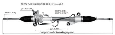 Car Parts Store In Guyana XDHJV2473 Power Steering Rack 44200-13021 44250-02170 TOYOTA