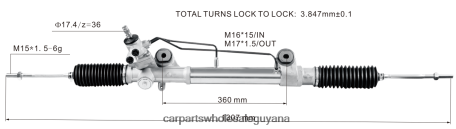 Royal Link Auto Parts Guyana XDHJV2469 Power Steering Rack 44250-0K800 44250-0k600 TOYOTA